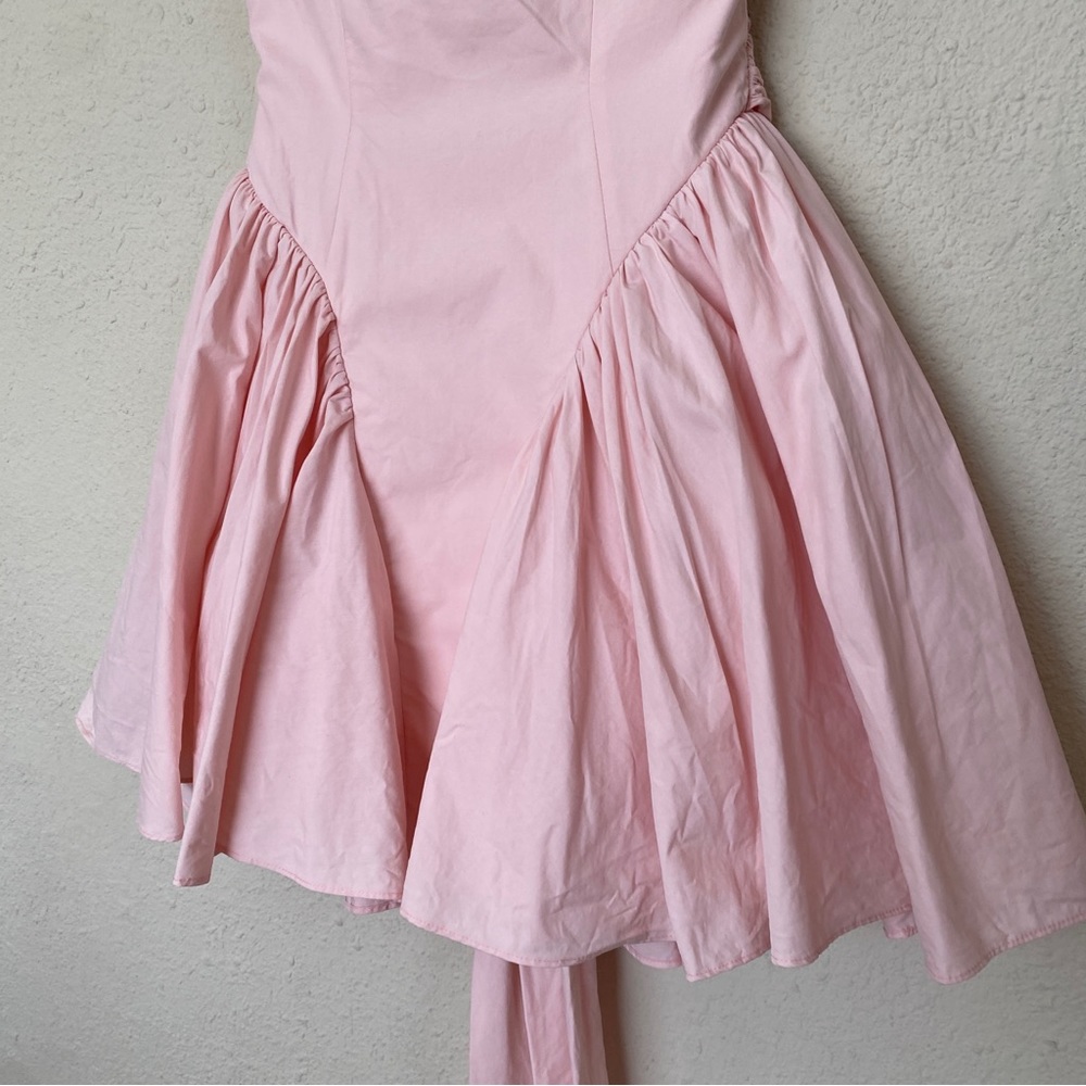 House of CB 'Florianne' Soft Peach Bow Mini Dress size XS NWOT - Picture 9 of 16